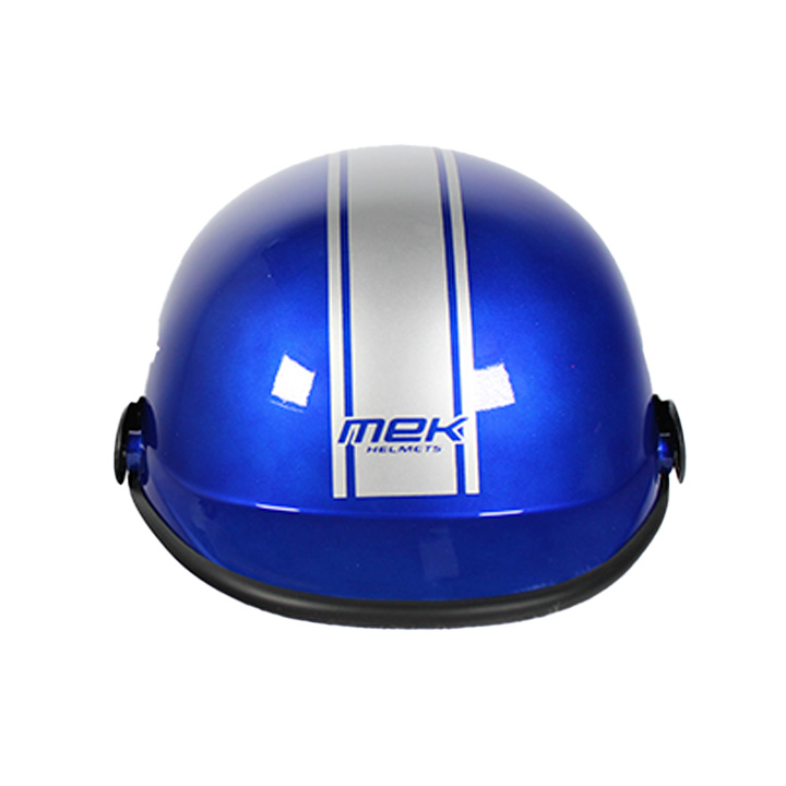 MEDIO CASCO MEK VERSIÓN VERANO COLOR AZUL/BLANCO