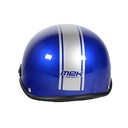 MEDIO CASCO MEK VERSIÓN VERANO COLOR AZUL/BLANCO