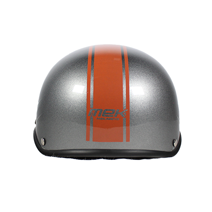 MEDIO CASCO MEK VERSIÓN VERANO COLOR NEGRO/ROJO