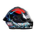 CASCO PARA MOTOCICLISTA  ABATIBLE  NIGHT AZUL/ROJO TALLA L 59-60