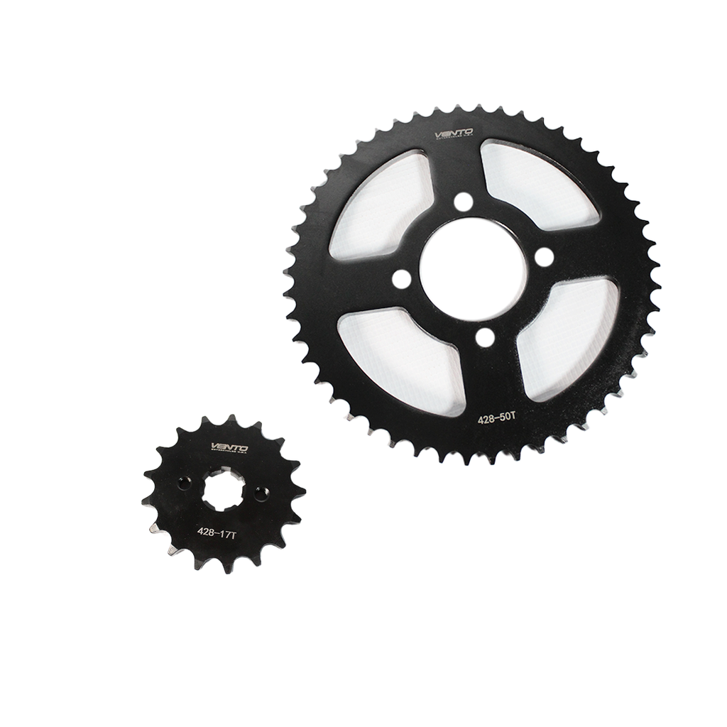 KIT DE SPROCKET   CORONA  50T / PIÑON 17T CADENA REFORZADA NEGRA 428H-132 CROSSMAX 150 - 2023> 2024 > 2025 > 2026
CROSSMAX 170 - 2024 > 2025 > 2026
CROSSMAX 200 - 2020 > 2021 > 2022 > 2023 > 2024 > 2025 > 2026
CROSSMAX 220 - 2024 > 2025 > 2026
STARK 150 - 2022 > 2023> 2024 > 2025
