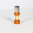 FOCO DE FARO LED MEDIA VUELTA LUZ BLANCA 3 LADOS CON CARCASA DORADA