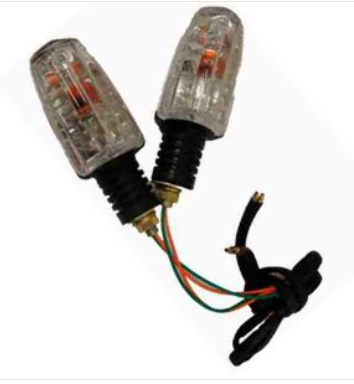 DIRECCIONALES MICA TRANSPARENTE 12 Vcc DT-125 CLASICA 17 /DT-125 DELIVERY 17/DT-125 SPORT 17 /DT-150 DELIVERY 17/FORZA 125 08-12/FT-125 CL