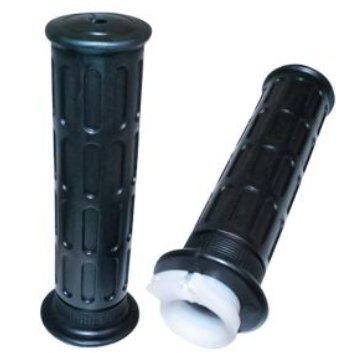 PUÑOS NBR NEGROS CON TUBO MOVIL MOTOS DE TRABAJO Y MOTONETA