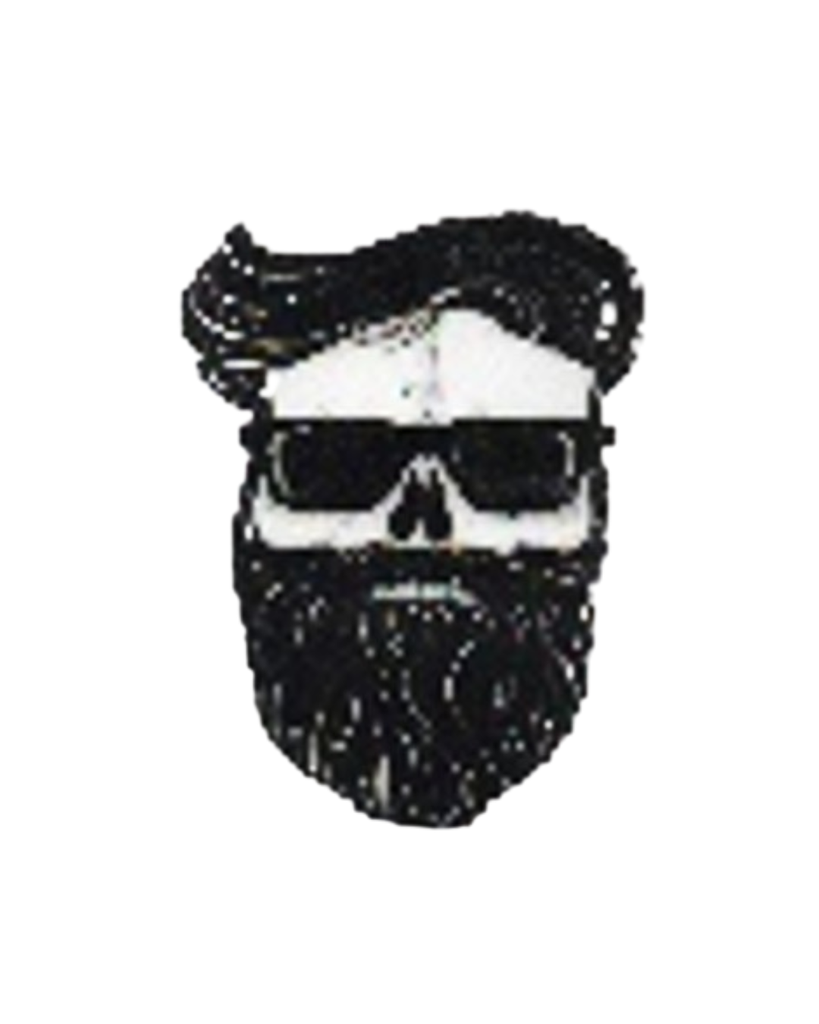 CALCOMANIA GRANDE BARBON CON LENTES