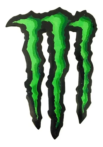 CALCOMANIA GRANDE MONSTER VERDE