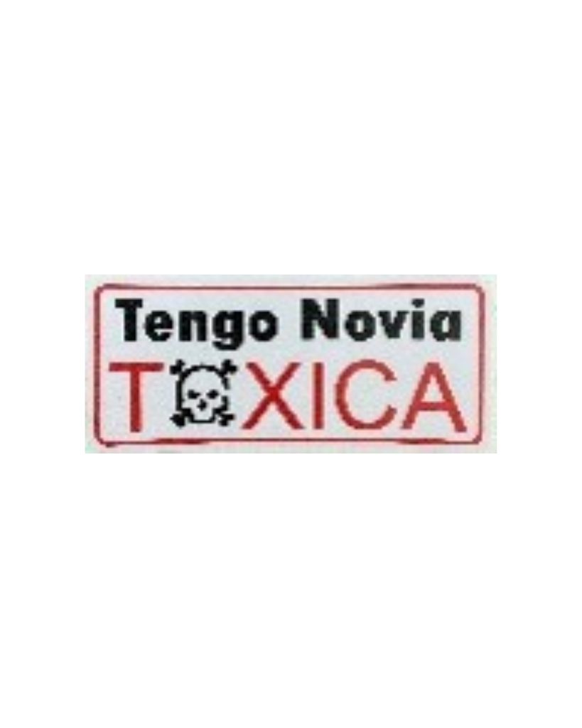 CALCOMANIA GRANDE TENGO NOVIA TOXICA