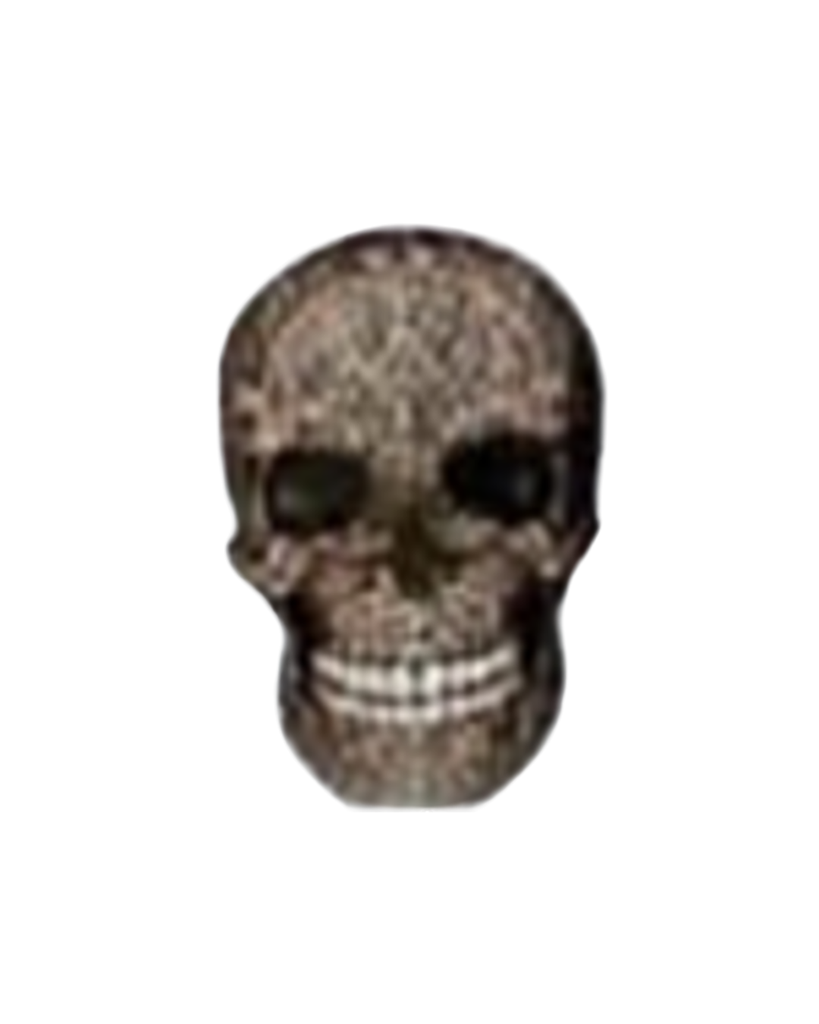 CALCOMANIA MEDIANA ACRILICO CALAVERA AZTEZA