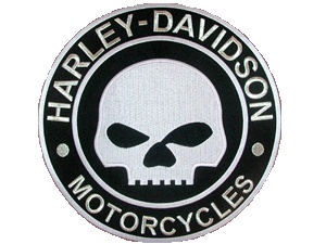CALCOMANIA MEDIANA ACRILICO CALAVERA HARLEY DAVIDSON