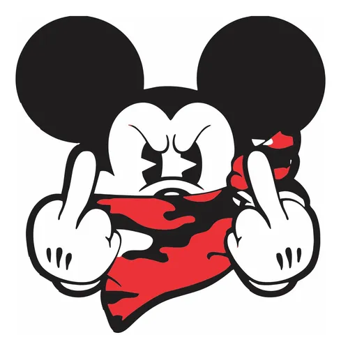 CALCOMANIA MEDIANA ACRILICO MICKEY