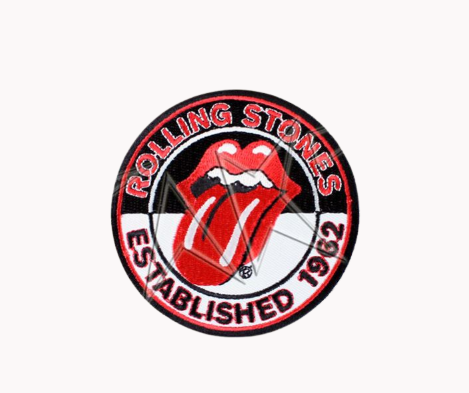 CALCOMANIA MEDIANA VINIL LOGO ROLLING STONE