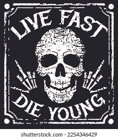 CALCOMANIA REFLEJANTE LIVE FAST