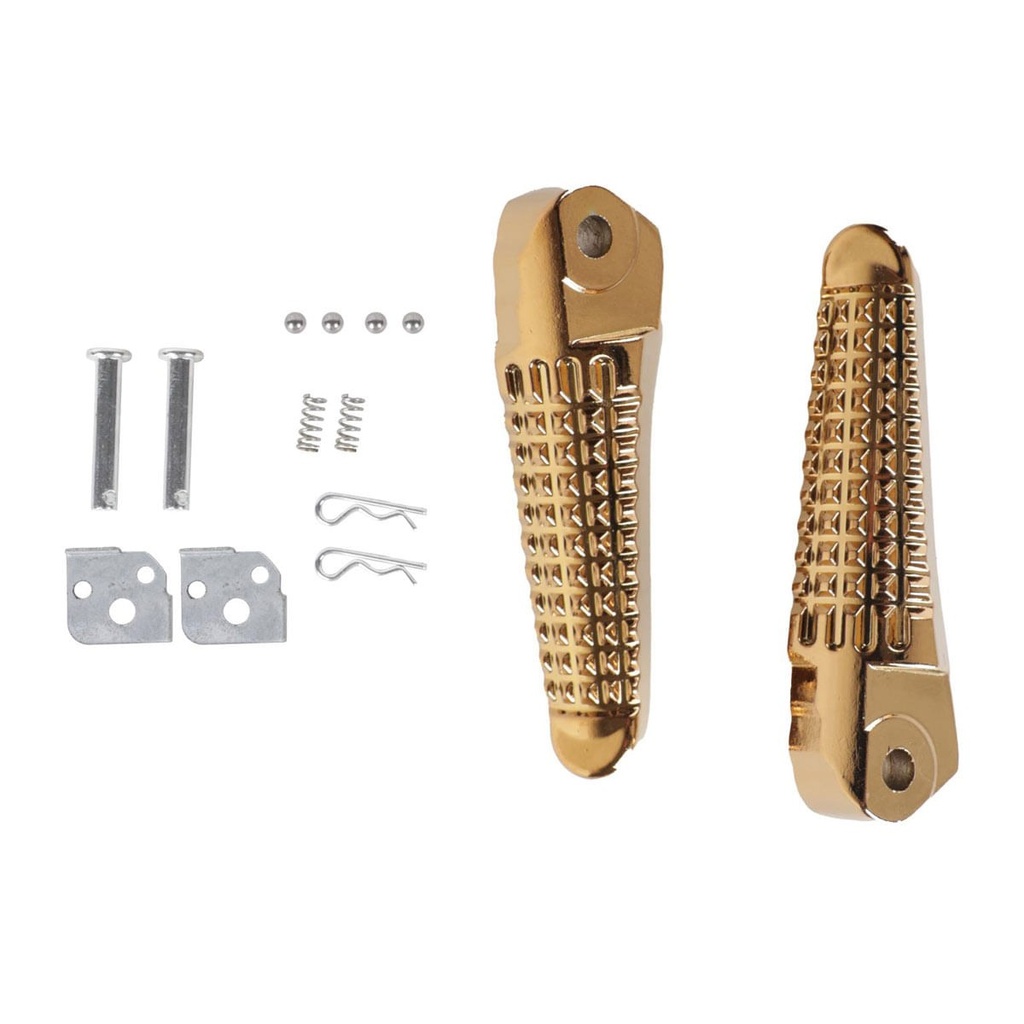 JUEGO POSAPIE TRASERO ALUMINIO MSD-817 GOLD