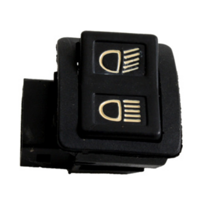 INTERRUPTOR (BOTON) LUCES ALTA/BAJA MOTONETAS CHINAS 50/100 12V 