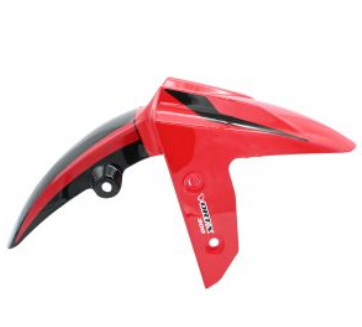 SALPICADERA DELANTERA ROJO CON NEGRO IT VORT-X 300 17-21