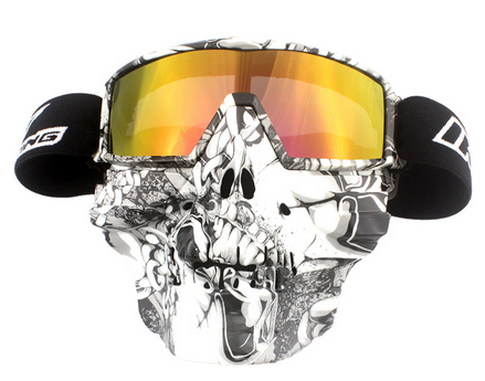GOGGLES DIABLO ARMADO IRON RACING IR-800/181 LENTE ROJO