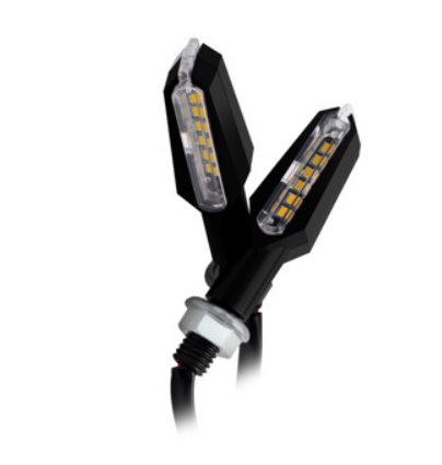 DIRECCIONAL DELANTERA/TRASERA ELFO MINI DOBLE LADO BLANCO LED SET 12V