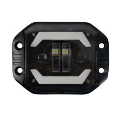 FARO AUXILIAR 2 LEDS 25W OJO ANGEL 5W 8-80V LM 1800