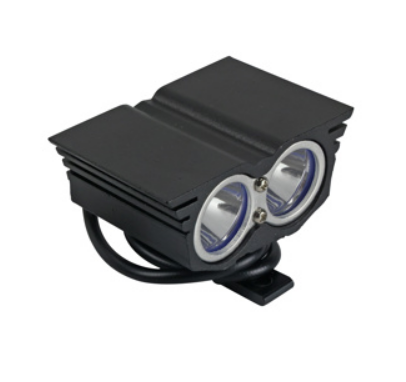 FARO AUXILIAR 2 LEDS BUHO CON ESTROBO 18W 12V LM 2000