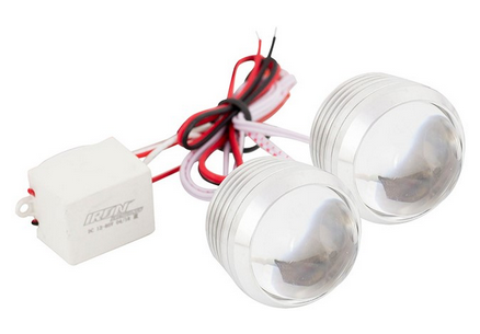 JGO FOCO ESTROBO FLASH LED'S 12V LUZ ROJA