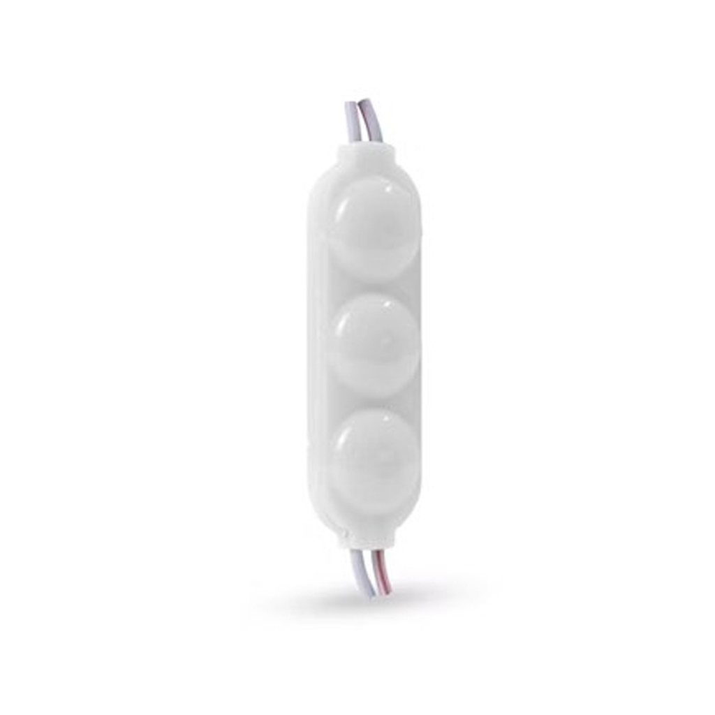 TIRA DE MODULO LED TIPO PASTILLA 3 LUCES  (BLANCO)