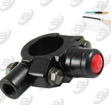 BOTON ENCENDIDO 12 Vcc D-125 16-19 / X-125 18-20 / AT-110 ROJA 17-19 / X-110 17-19