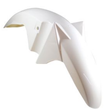 SALPICADERA DELANTERA BLANCO BRILLANTE 125FL 19 / 125 F PARRILLA LARGA 19