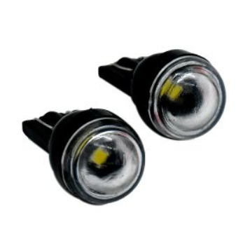 FOCO LED PELLIZCO CON LUPA LUZ BLANCA  12 Vcc UNIVERSAL