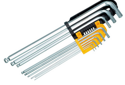 JUEGO DE 9 LLAVES ALLEN EXTRA LARGAS