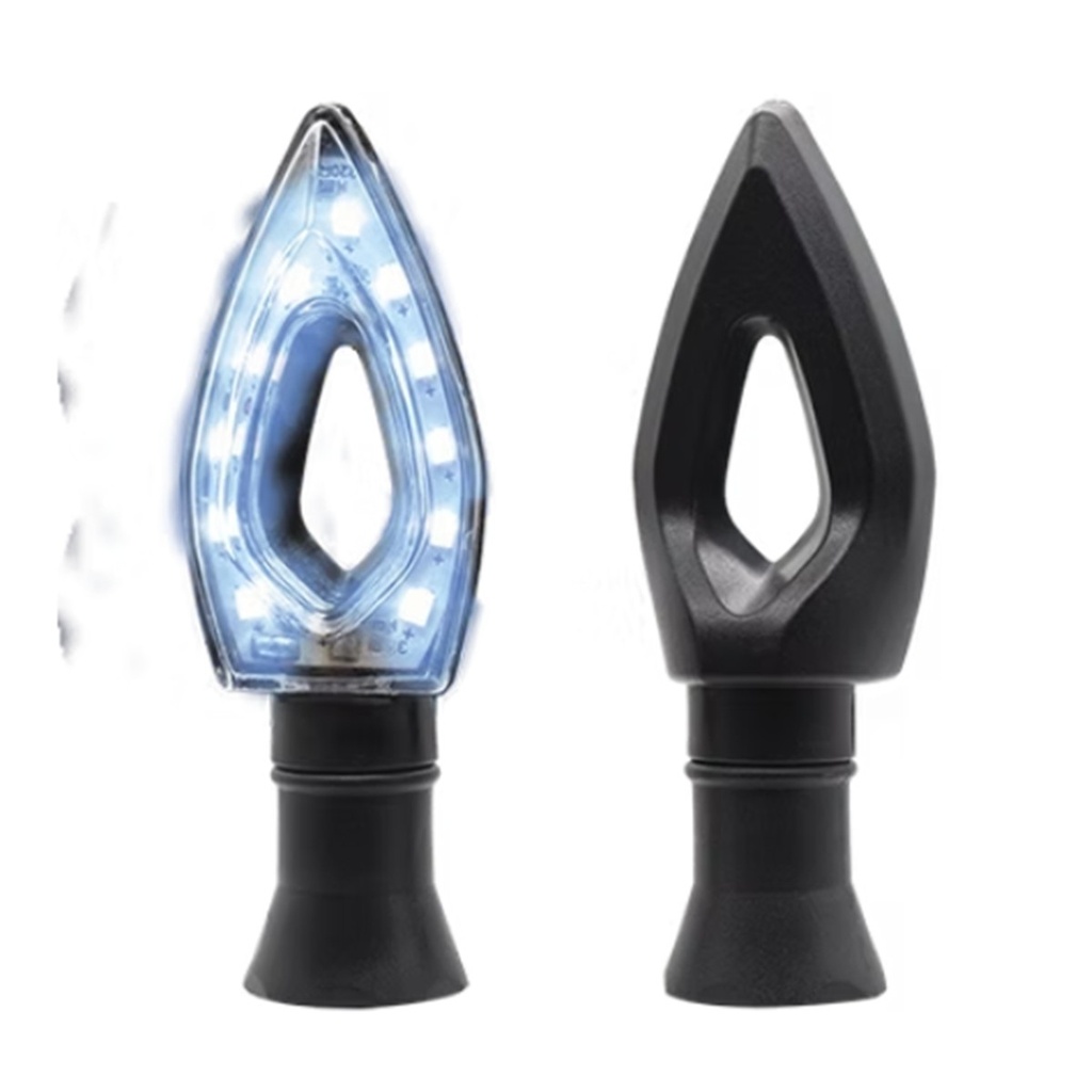 DIRECCIONAL LED TIPO FLECHA AZUL UNIVERSAL