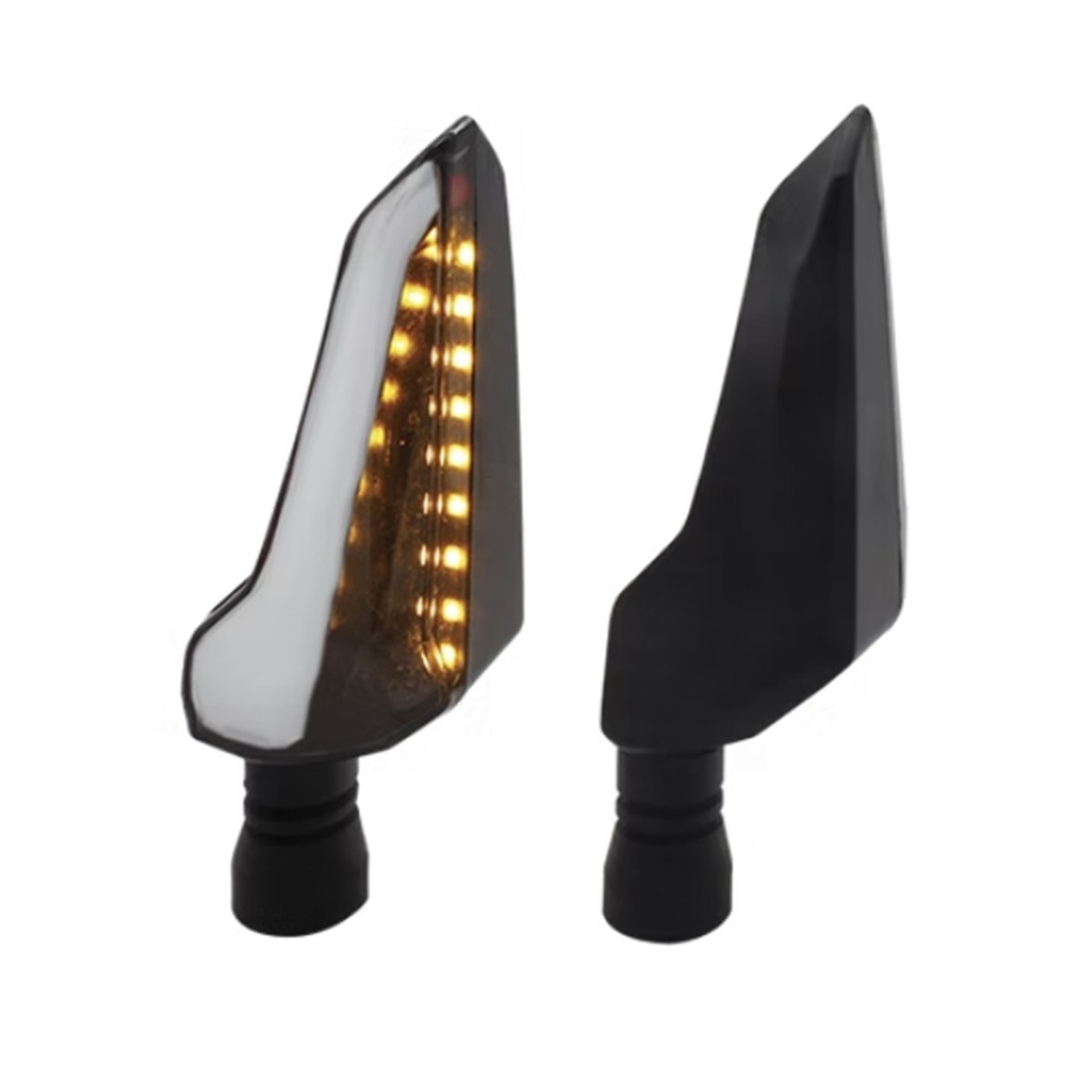 DIRECCIONAL LED SECUENCIAL TIPO ALA AMAR-BLANCO UNIVERSAL