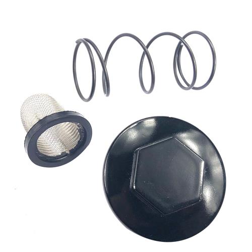 TAPON CEDAZO C/CEDAZO Y RESORTE NEGRO ITALIKA FT125/150 PROMOTO