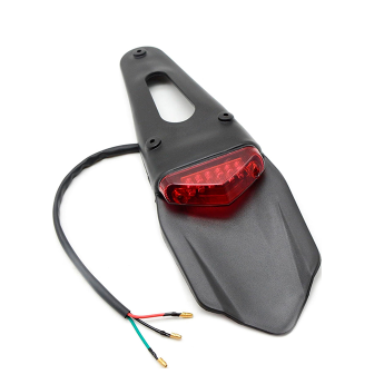 SALPICADERA TRASERA STOP LED UNIVERSAL PARA CROSS IR-9004