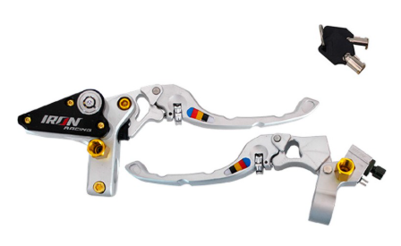 KIT BOMBA FRENO C/SEGURO Y MANIJA DECORATIVA UNIVERSAL IR-S8 PLATA