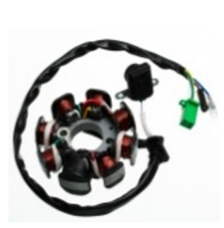 ESTATOR 8 BOBINAS MOTONETA AXUS150 170/RUDA170/SPIRIT170