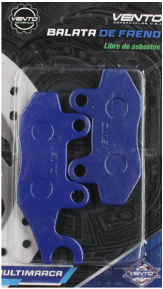 Juego de Balata de Freno Vento Thunderstar 250 2020,Thunderstar 250 2021,Thunderstar 250 2022,Thunderstar 250 2023,Tornado 250 2020,Tornado 250 2021,Tornado 250 2022,Tornado 250 VER. 2, Crossmax  Rallay 300 2024 2023,Workman 250 2020,Workman 250 2021,Workman 250 2022,Workman 250 2023