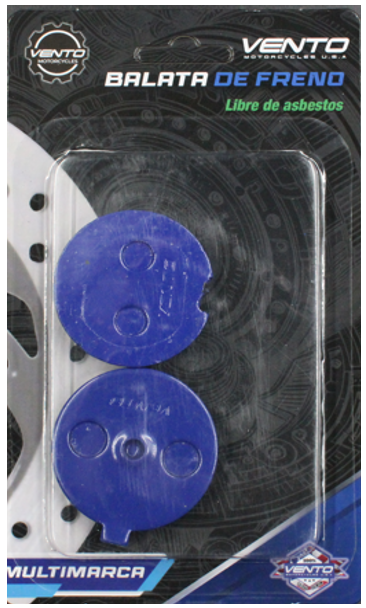 Juego de Balata de Freno Vento Crossmax 150 2022,Crossmax 150 2023,Crossmax 170 2024,Crossmax 200 2020,Crossmax 200 2022,Crossmax 200 2023,Crossmax 220 2024,Stark 150 2022,Stark 200 2022