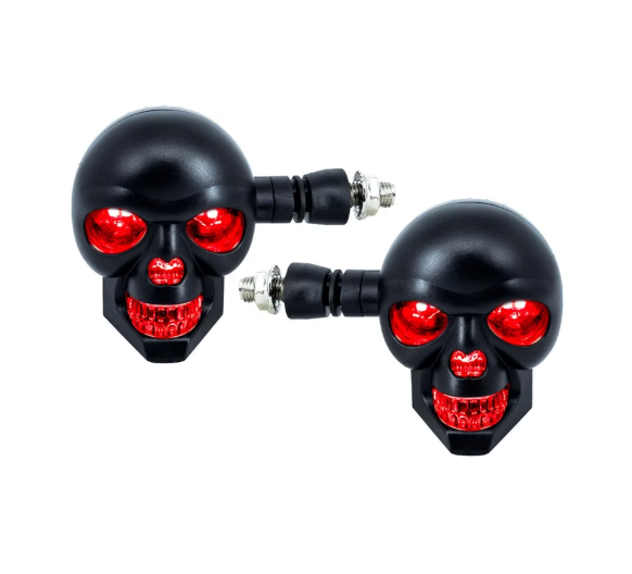DIRECCIONAL LED  TIPO CALAVERA  UNIVERSAL (AMARILLO-ROJO)