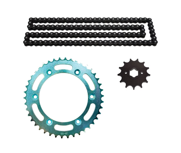 KIT DE SPROCKET XR150(16-19) SPROCKET TRASERO 49T,PIÑON 17T,PASO DE LA CADENA 428H,N° DE ESLABONES 130L