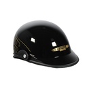 CASCO CACHUCHA ADULTO MEK NEGRO/DORADO GOLD FLAME TALLA L