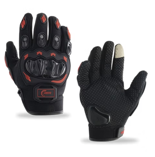 GUANTE CON PROTECCIÓN PARA PANTALLA TACTIL (ROJO