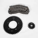 KIT DE SPROCKET CORONA 42T / PIÑON 1 5T CADENA REFORZADA NEGRA 428H-124 --- NITROX 250 T3 2024 > 2025 > 2026 NITROX 250 T2 2020 > 2021 > 2022 > 2023 NITROX 200 T2 2020 > 2021 > 2022 > 2023 V-RACER 250 2020 > 2021 > 2022 > 2023