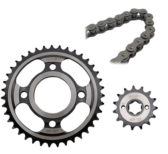 KIT ENGRANES C/CADENA MOTOKING 39T/15T 428H*118 RC150(2012)