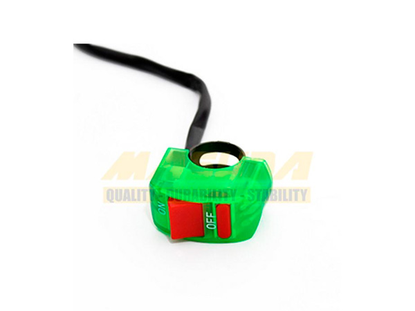 APAGADOR UNIVERSAL CON 2 CABLES DE MOTOCICLETA MSD0021 NARANJA