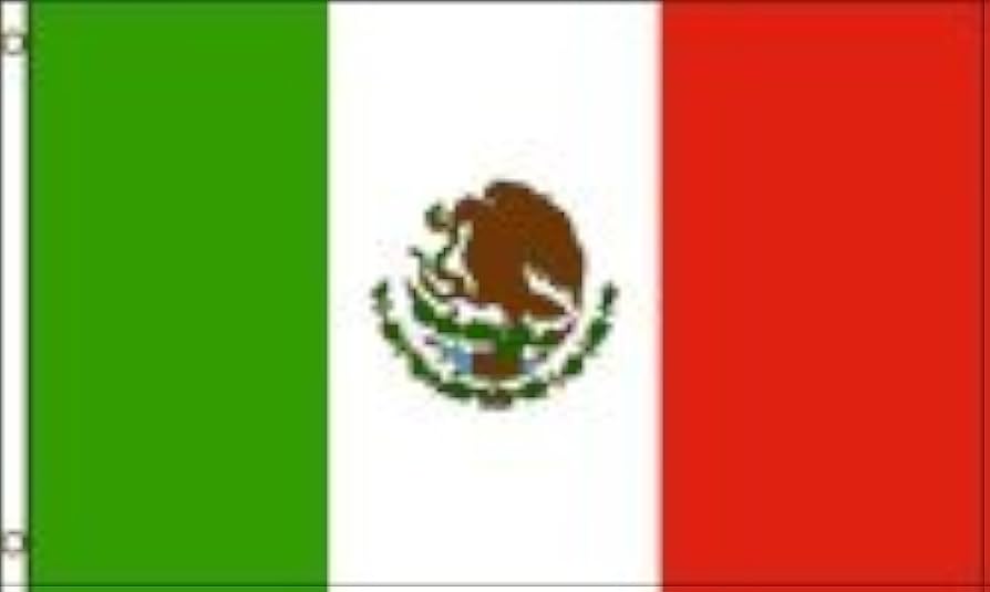 CALCOMANIA BANDERA MEXICO