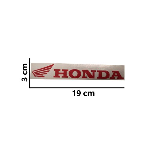 CALCOMANIA HORQUILLA HONDA 3CM X 19CM 
