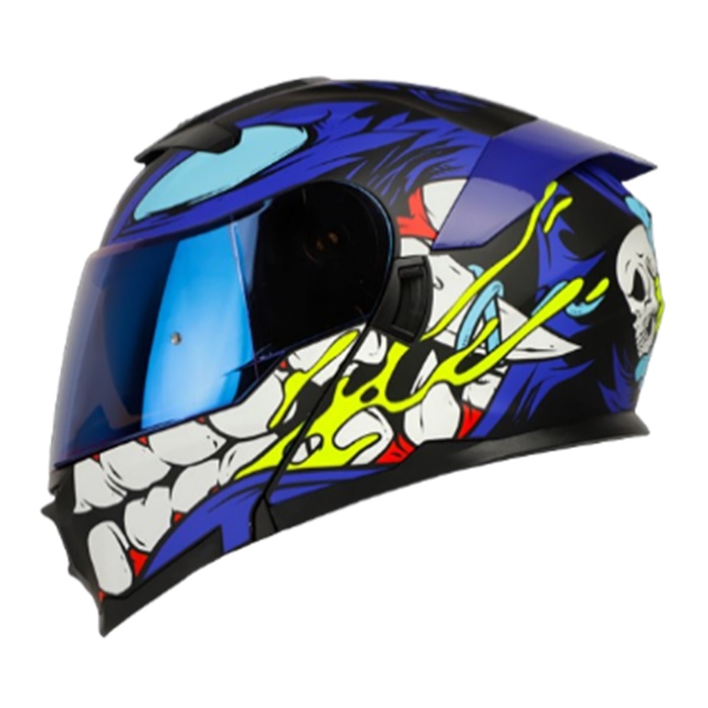 CASCO HRO 3440 DV INTERCREATURE AZUL MATE (XL)