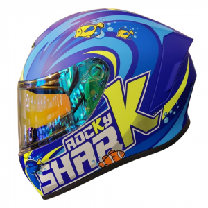 CASCO INTEGRAL EDGE SHARK  AMARILLO MATE    M