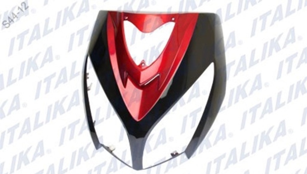 CUBIERTA FRONTAL NEGRO Y ROJO DS150,  DS150 NEGRO