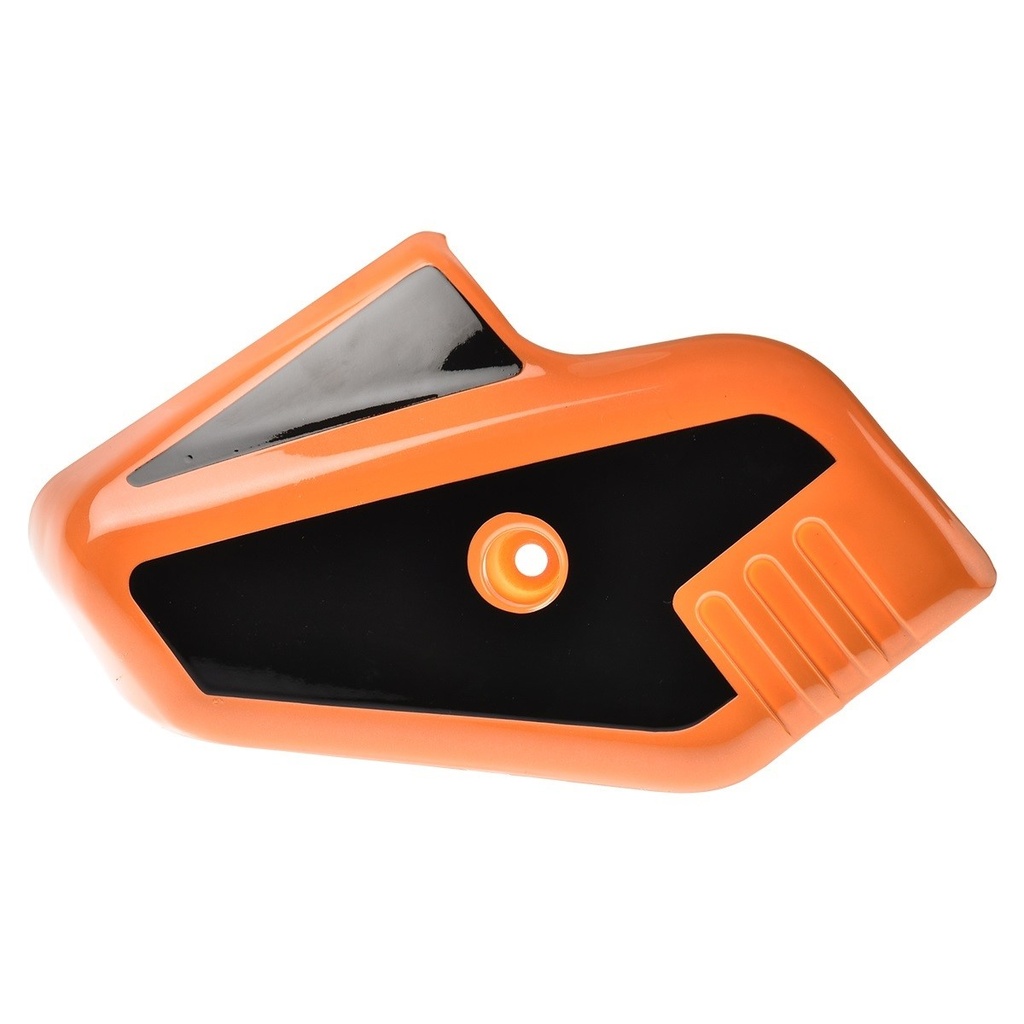 CUBIERTA HORQUILLA IZQ NARANJA NEGRO DS125